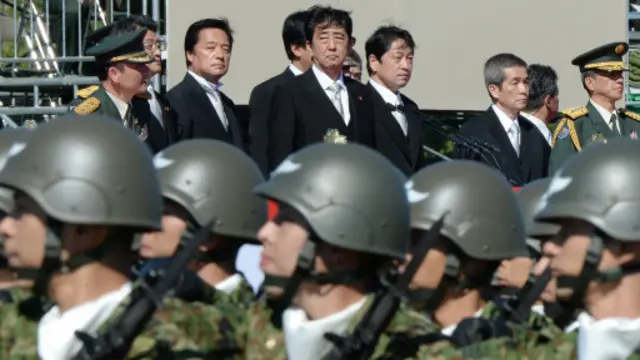 日本防衛相小野寺五典表示，日本不會在南海與美國一齊行使集體自衛權。（資料圖片）