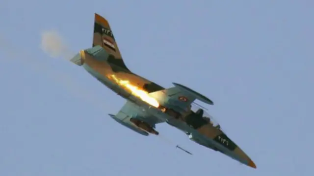 敘利亞政府軍戰機