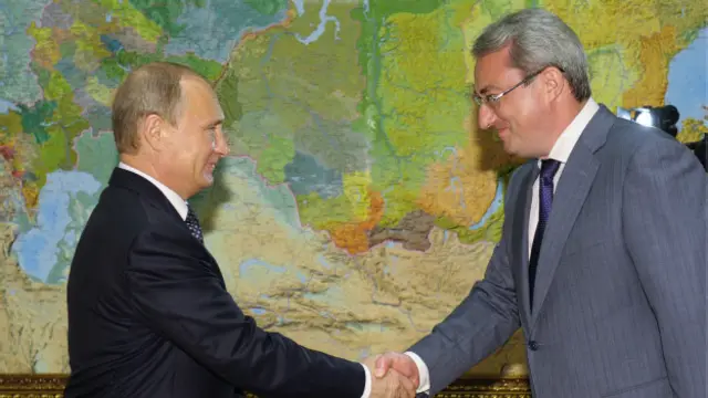 Вячеслав Гайзер и Владимир Путин