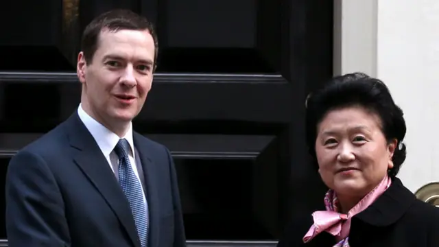 奥斯本与刘延东在18日会面。