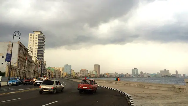 Orla da capital cubana, Havana; em discurso, papa fez menção discreta a dissidentes do regime