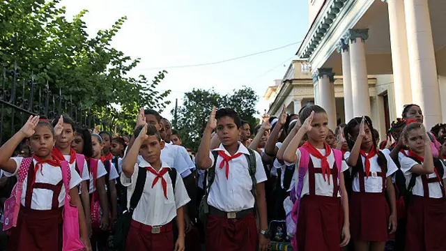Niños cubanos