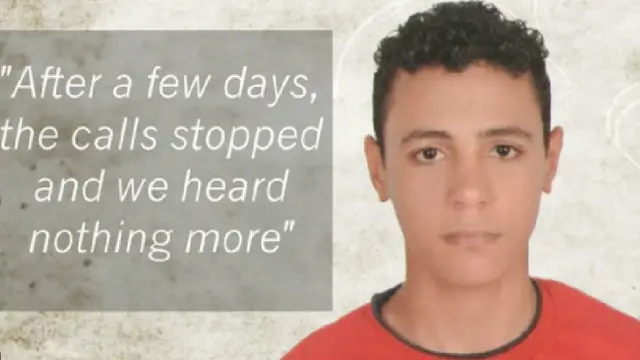 "بعد مرور أيام قليلة، انقطعت الاتصالات مع المهاجرين في القارب"