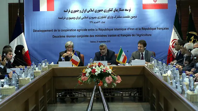 دیدار وزیران کشاورزی ایران و فرانسه
