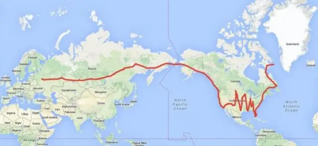 Ananov no llegó a completar el viaje pero sueña aún con poder hacerlo.