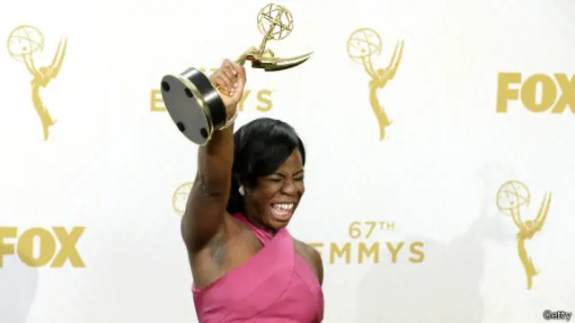 L’actrice Uzo Aduba, a remporté le Meilleur second rôle féminin dans une série dramatique pour " Orange Is the New Black" 