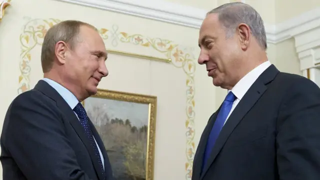 Путин, Нетаньяху 