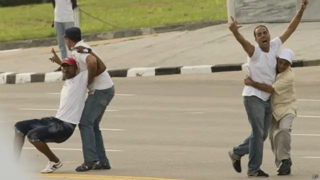 La detención de la Plaza de la Revolución el domingo es la que más eco ha tenido.