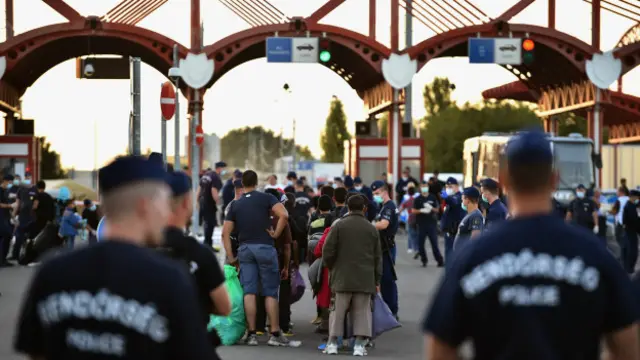 На границе Хорватии и Венгрии