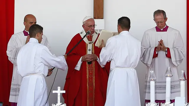 奥尔金是古巴第三大城，也是首度有教皇出访该城。