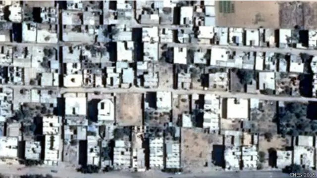 مبان في رفح قبل انطلاق حملة الهدم