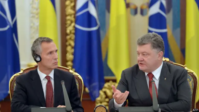 Єнс Столтенберг та Петро Порошенко