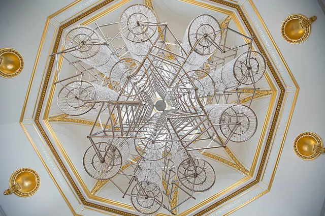 Ai Weiwei, Bicycle Chandelier,