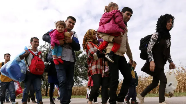 ခရိုအေးရှား နယ်စပ်ကို ရွှေ့ပြောင်းသူတွေ ဆက်လက် ရောက်လာနေဆဲ။