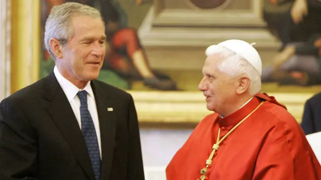 George W. Bush y Benedicto XVI