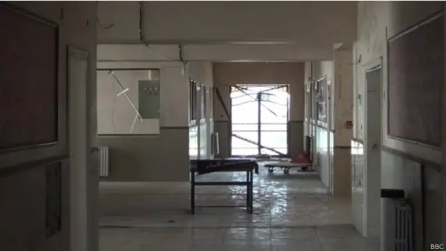 EI usó este antiguo hospital infantil de cárcel.