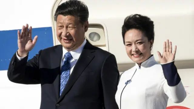 习近平和彭丽媛都是英国媒体争相报道的内容。