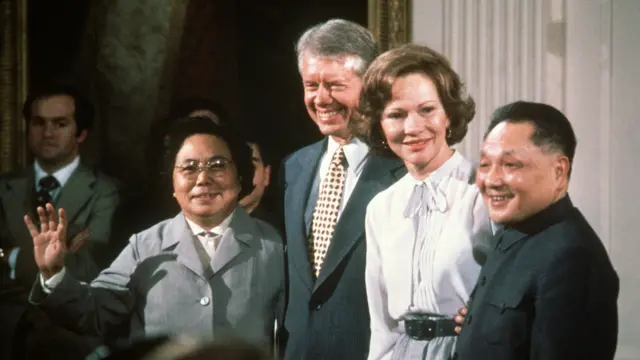 邓小平和卡特及夫人在白宫（1979年）