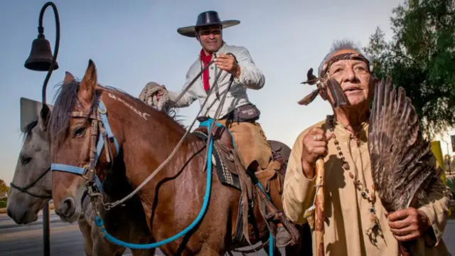 Andrew Salas, presidente tribal de la nación Kizh