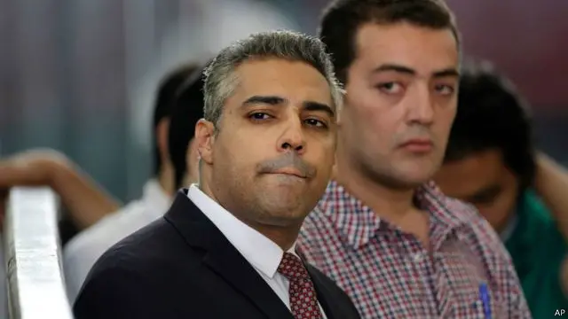 قال الصحفي محمد فهمي " لا أصدق ذلك ... لم استوعب بعد حقيقة أننا أحرار". 