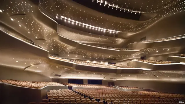 Оперный театр в Гуанчжоу, Китай, RIBA