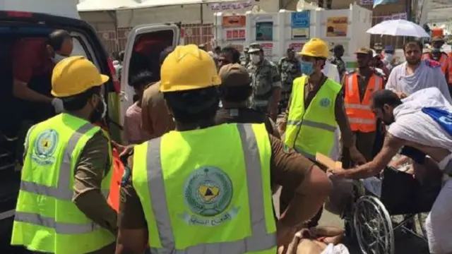 हज भगदड़, राहत कार्य