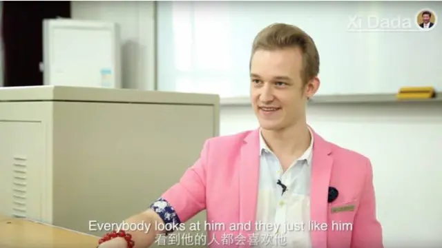 این مرد جوان گفت رئیسجمهوری چین صورت بانمکی دارد