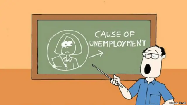 بھارت میں بے روزگاری؟ اس کا الزام خواتین پر لگائیں