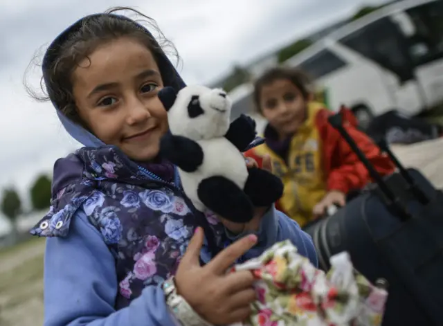Сирийская девочка в Германии