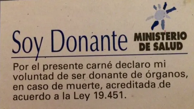 Carnet de donante de órganos