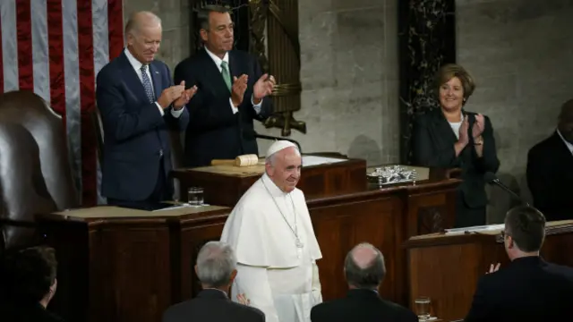 El papa Francisco en el Congreso de Estados Unidos