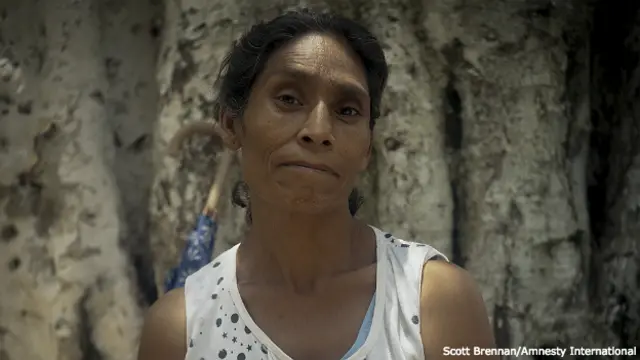 Metodia Camilo Carrillo Lino, madre de Luis Ángel Abarca Carrillo