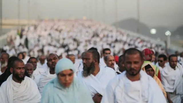 En el momento de la estampida, dos millones de personas estaban participando en el principal rito del Hajj.