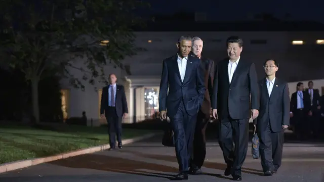 美国总统奥巴马周五将在白宫东厅设国宴招待中国国家主席习近平