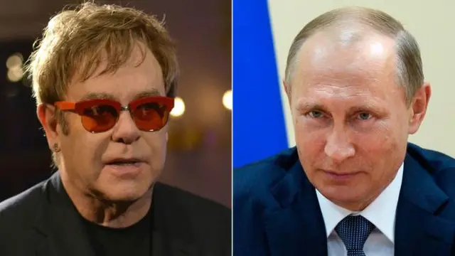 بوتين (يمين) مستعد لمناقشة "أي قضية محل اهتمام" مع جون