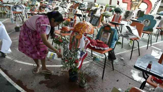 Escuela Normal de Ayotzinapa, Guerrero. 