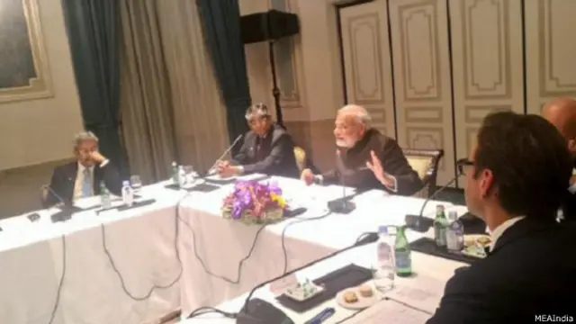 बौद्धिक संपदा क़ानून की बैठक में मोदी