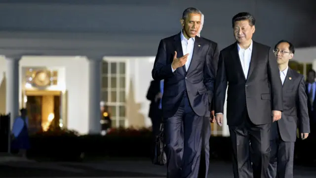 奧巴馬和習近平