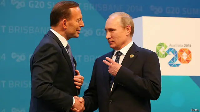 Тони Эббот и Владимир путин