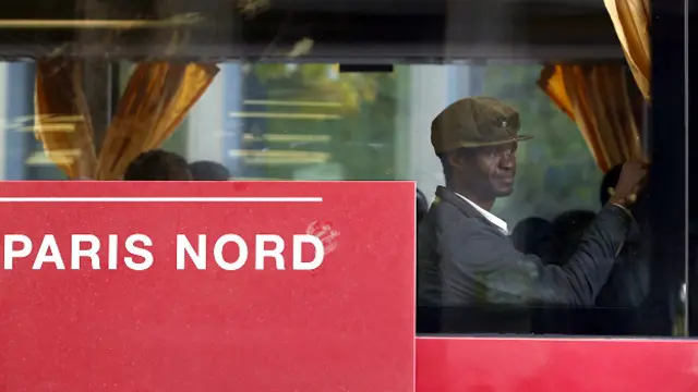 Мигрант в автобусе