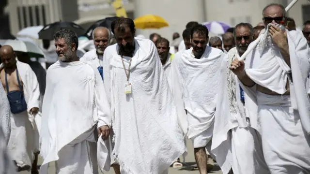 Peregrinos en la Meca.