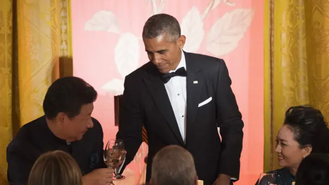 奧巴馬向習近平祝酒