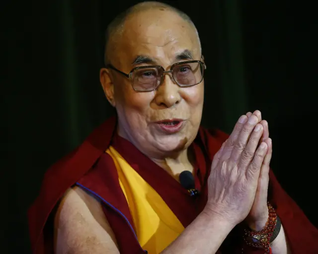 西藏流亡精神领袖达赖喇嘛