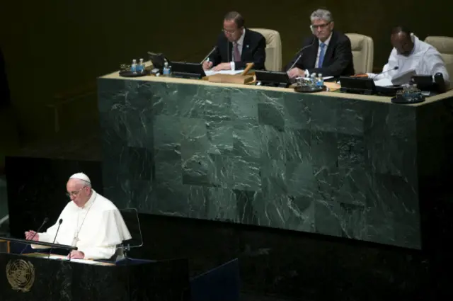 Папа римский в ООН