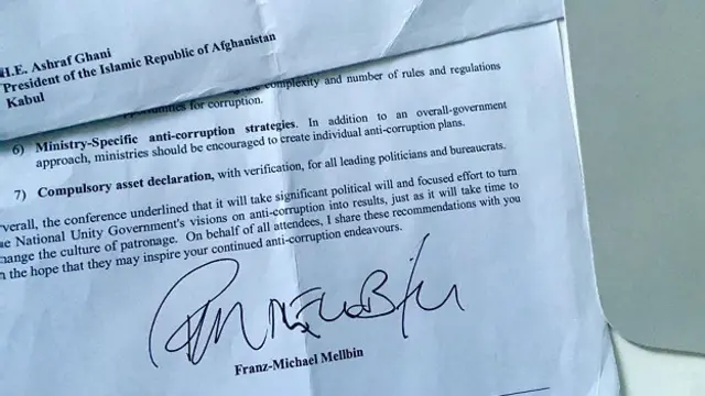 د اروپايي اتحاديې ماموریت چې افغانستان ته د بهرنیو مرستو یوه برخه همغږې کوي د احمد غوندې خلکو ستونزې په ښه ډول درک کوي، او دولت ته یو حد ټاکي.