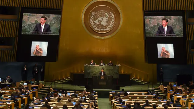 習近平在聯合國峰會上講話