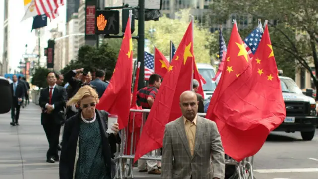 結束了對美國的國事訪問的中國國家主席習近平離開華盛頓來到紐約參加2015聯合國可持續發展特別峰會。