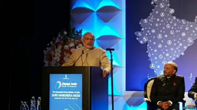 کمپنی کا کہنا ہے کہ وہ وزیر اعظم نریندر مودی کے ’ڈیجیٹل انڈیا‘ پروگرام کو آگے بڑھا رہی ہے 