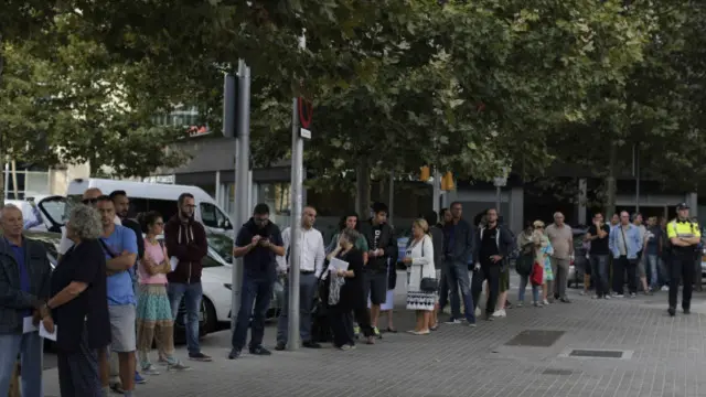 Очередь на избирательный участок