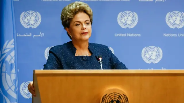 Em entrevista em Nova York em setembro após anunciar plano climático do Brasil, Dilma classificou meta como 'significativa e ambiciosa'